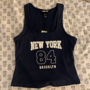 New York crop top